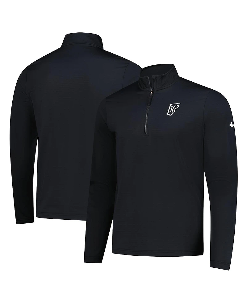 Nike Men's Black Wm Phoenix Open Victory Half-Zip Performance Pullover Sweatshirt