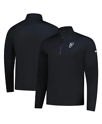 Nike Men's Black Wm Phoenix Open Victory Half-Zip Performance Pullover Sweatshirt