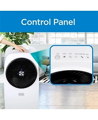 Black + Decker BEAC75 Evaporative Air Cooler - Portable Cooling Fan with Led Display, Remote Control, 2-Gallon Water Tank