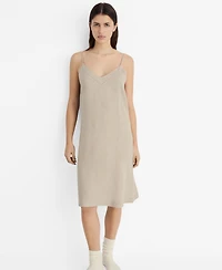 Mango Women's Linen Nightgown