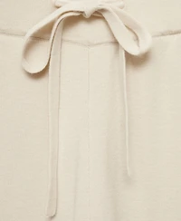 Mango Women's Ribbed Knit Pants