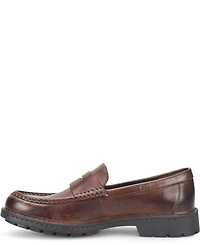 Born Men's Langley Leather Slip On Penny Loafers