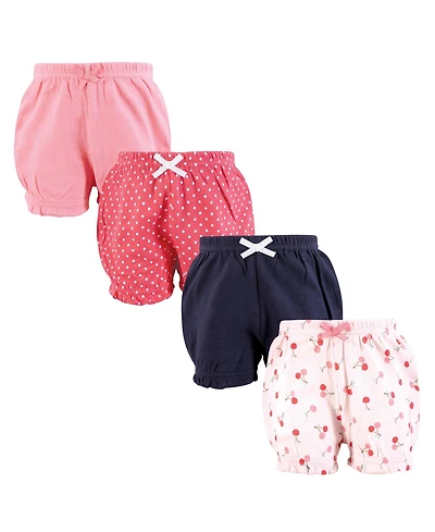 Hudson Baby Girls Four-Piece Essential Shorts