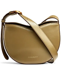 Donna Karan New York Valley Stream Leather Buckle Crossbody with Adjustable Strap