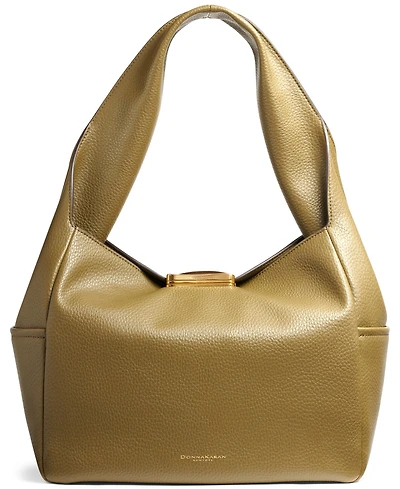 Donna Karan New York Amagansett Soft-Rolled Leather Shoulder with Sculpted Magnet Closure