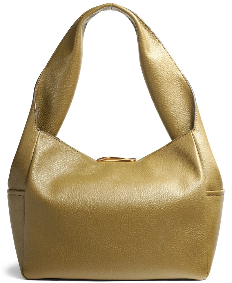 Donna Karan New York Amagansett Soft-Rolled Leather Shoulder with Sculpted Magnet Closure