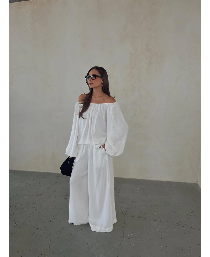 WeWoreWhat Women's Off The Shoulder Top