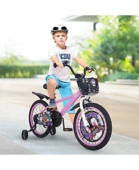 18 Inch Kids Bike for 4-8 Years Old Sport Bicycle with Adjustable Handlebar and Saddle