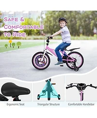 18 Inch Kids Bike for 4-8 Years Old Sport Bicycle with Adjustable Handlebar and Saddle