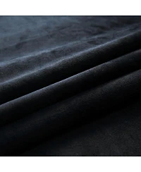 Heavyweight Wide Width 84-Inches Velvet Curtains Grommet Top (Single