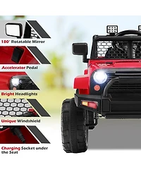 12V Kids Ride On Truck with Remote Control and Headlights