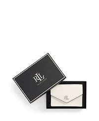 Lauren Ralph Lauren Textured Leather Small Flap Card Case