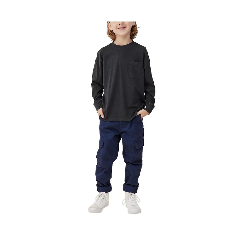 Cotton On Boys Little/Big The Essential Long Sleeve Tee