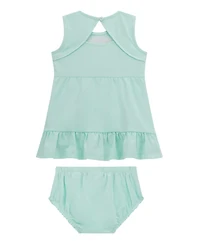 Guess Baby Girls 2-Piece Sleeveless Dress and Coordinating Bloomer Set