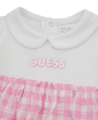 Guess Baby Girls Seersucker One Piece
