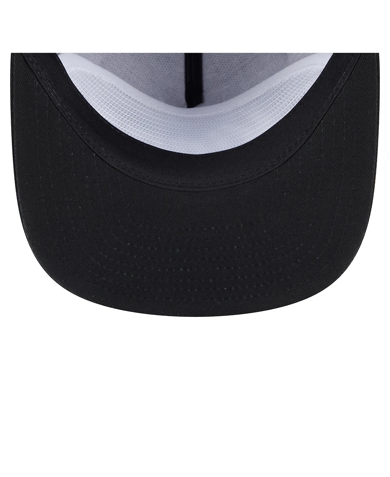 New Era Men's Black Sacramento Kings Team Text Golfer Snapback Hat