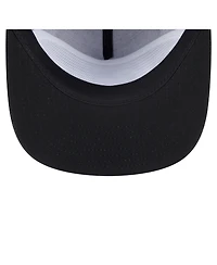 New Era Men's Black Sacramento Kings Team Text Golfer Snapback Hat