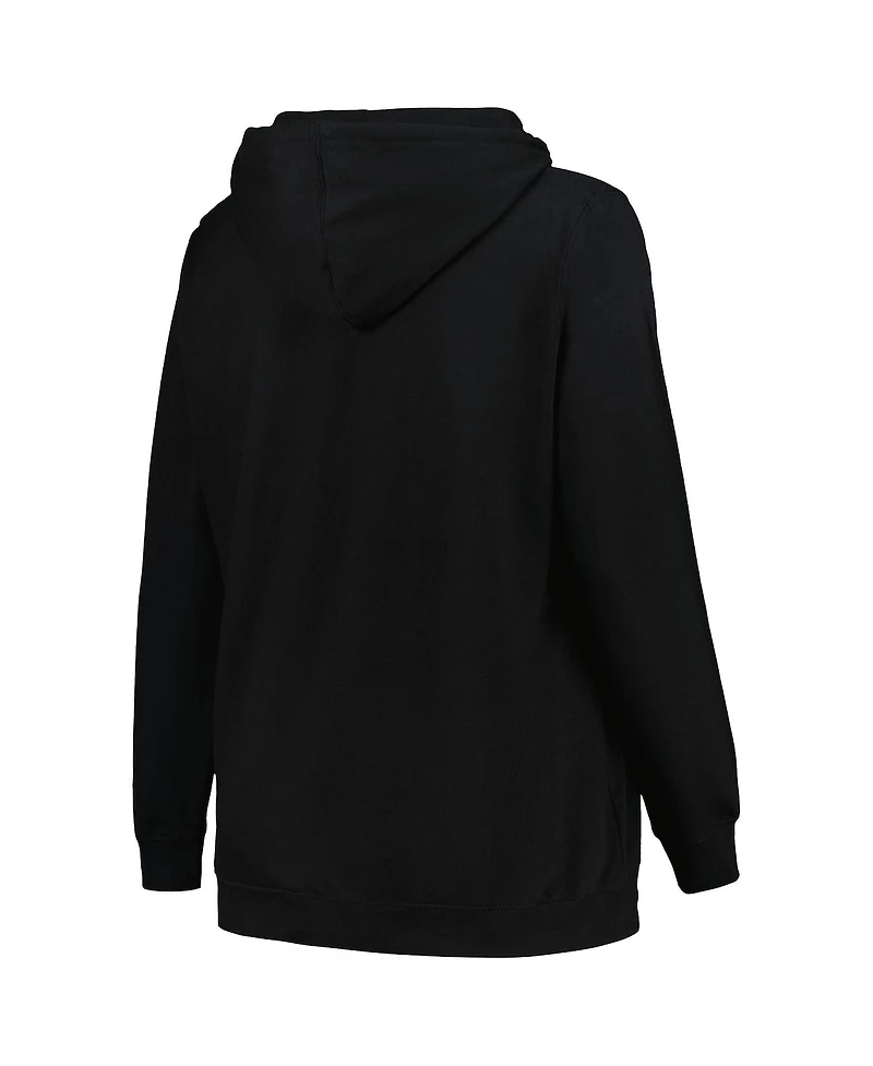 Champion Women's Black Florida Gators Plus Heart Soul Notch Neck Pullover Top