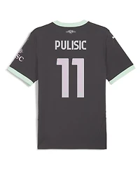 Puma Men's Christian Pulisic Charcoal Ac Milan 2024/25 Third Replica Player Jersey