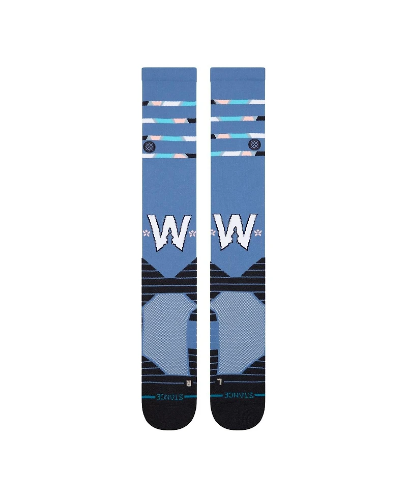 Stance Men's and Women's Blue Washington Nationals 2025 City Connect Over the Calf Socks