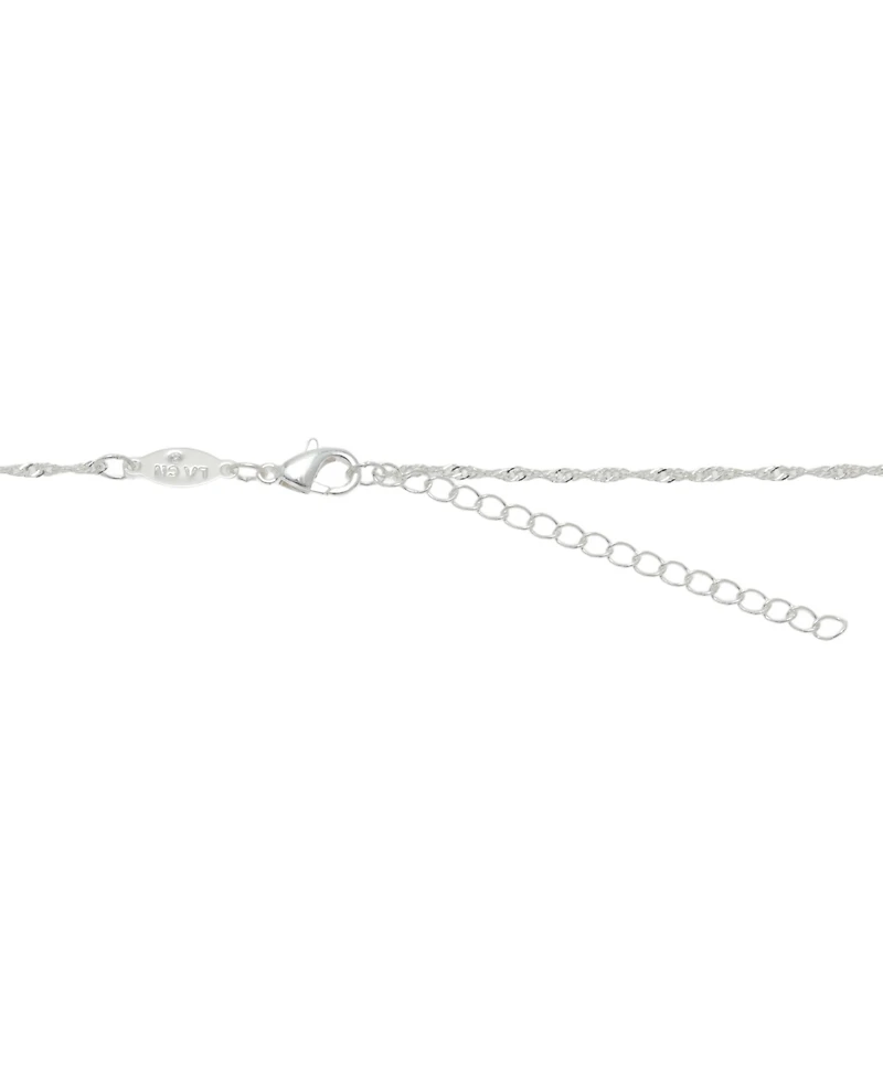 Disney Mickey Mouse Cubic Zirconia Tennis Pendant Necklace