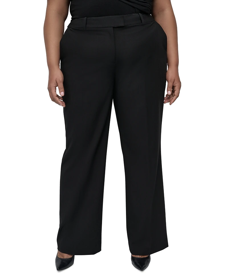 Dkny Plus Wide-Leg Pants