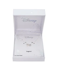 Disney Cubic Zirconia Mickey Mouse Baseball Charm Necklace
