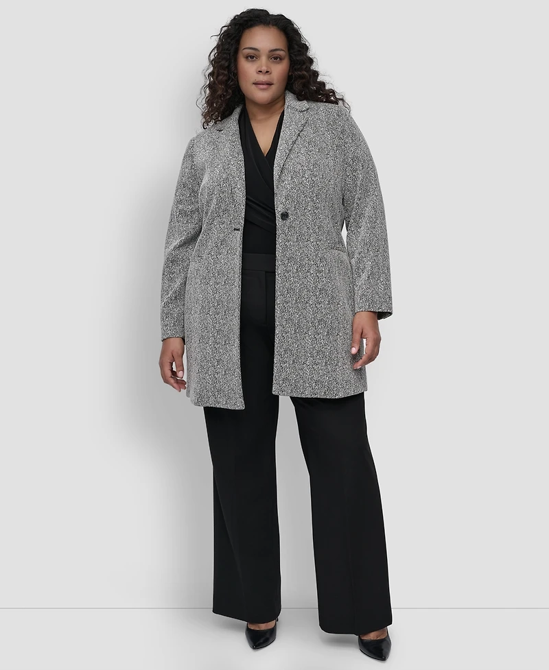 Dkny Plus Double D Topper Blazer