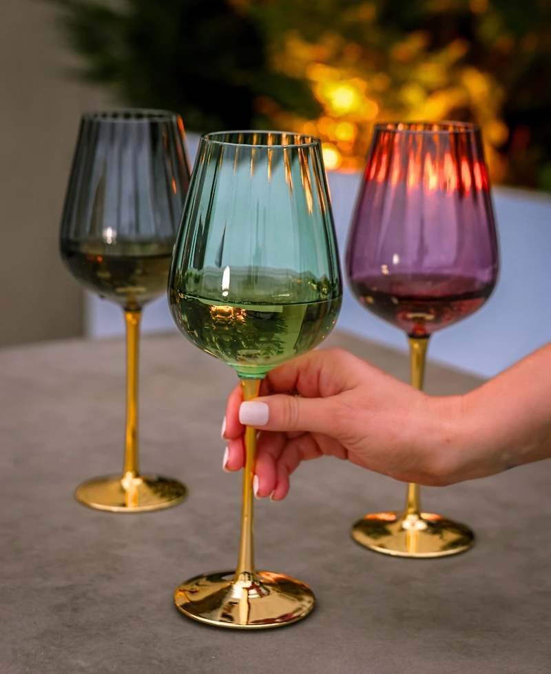 Qualia Glass Posh All Purpose Wine Glasses, Set of 2