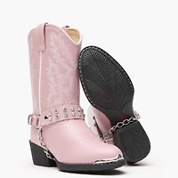 Durango Kids Lil' Pink Rhinestone Western Boot