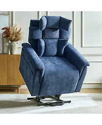 Embrace Traditional Power Lift Recliner with Heat and Massage