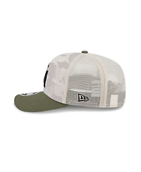New Era Men's Light Beige/Olive Minnesota Twins 2025 Armed Forces Day 9SEVENTY Adjustable Hat