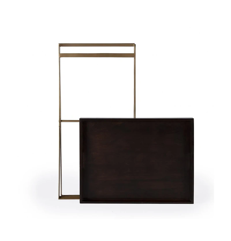 Handcrafted Solid Wood End Table – Rectangular Accent Piece