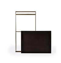 Handcrafted Solid Wood End Table – Rectangular Accent Piece