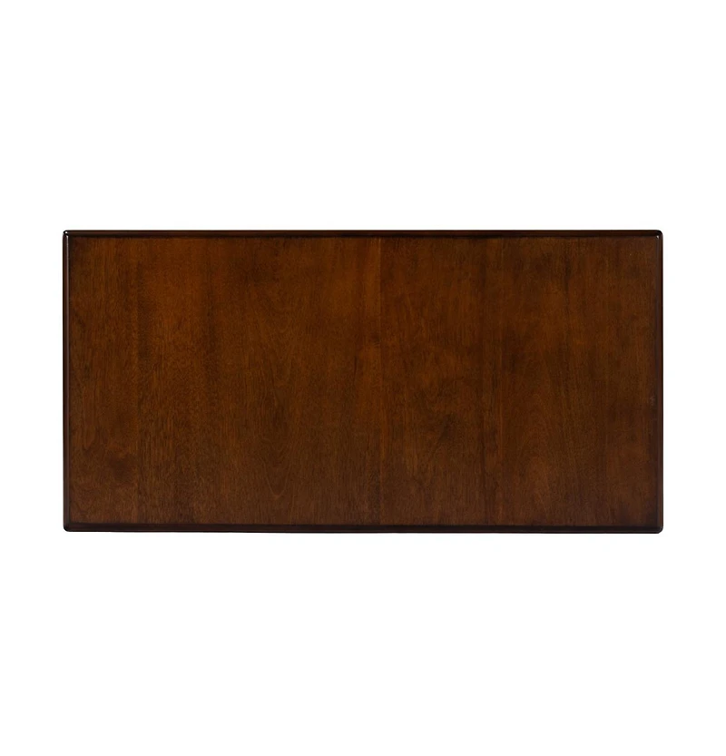 Contemporary Rectangular Side Table with Drawer & Display Shelf