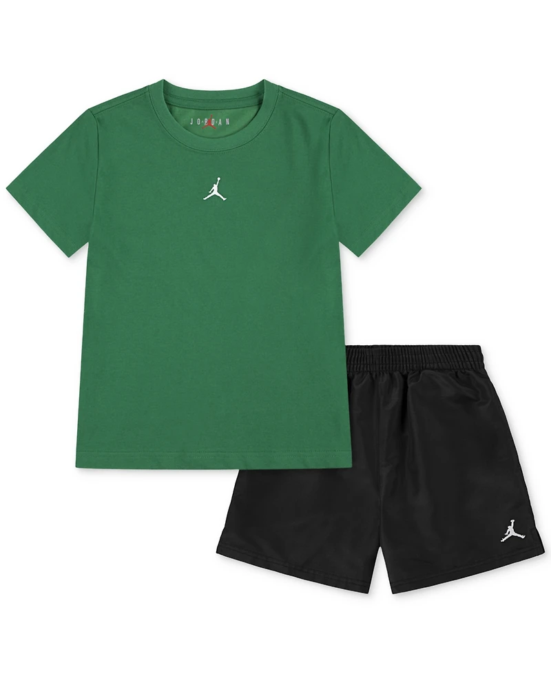 Jordan Toddler Boys Dri-fit Jumpman Woven Play Jersey T-Shirt & Mesh Shorts, 2 Piece Set