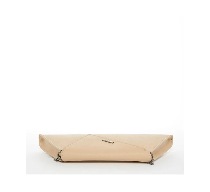 Susu Leather Clutch Bag Nude Clutch Purse Beige Evening Bag Tan Women's Handbag