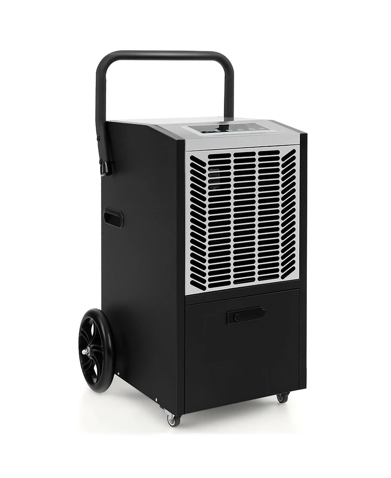 163 Pints Commercial Dehumidifier Crawl Space Dehumidifier with Pump and Drain Hose