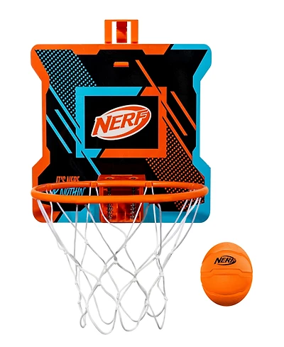 Franklin Sports Nerfoop Slam Mini Over the Door Basketball Hoop Set