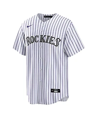 Nike Men's White Colorado Rockies 1 Groom Home Replica Jersey