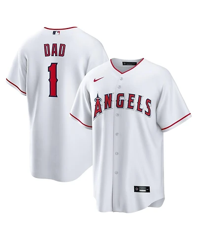 Nike Men's White Los Angeles Angels 1 Dad Home Replica Jersey