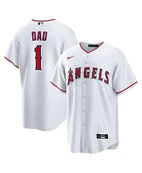 Nike Men's White Los Angeles Angels 1 Dad Home Replica Jersey