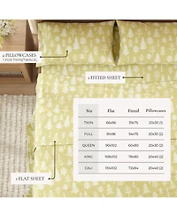 Linery & Co. Ultra-Soft Turkish Cotton Flannel Lodge Print Sheet Set