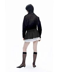 Nocturne Women's Shirt Collar Bodysuit