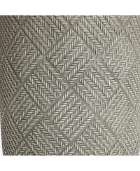 LuxenHome Gray Glen Pattern 22.4-Inch Tall MgO Round Planter
