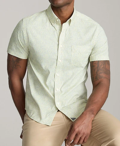 UNTUCKit Men's Regular Fit Wrinkle-Free Performance Ivers Short Sleeve Button Up Shirt