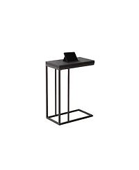 Compact Mdf and Metal End Table for Living Room or Bedroom