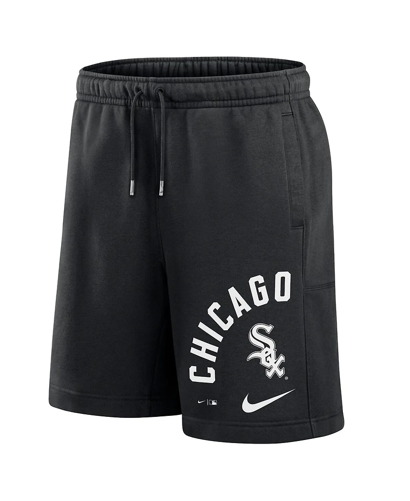 Nike Men's Black Chicago White Sox Arched Kicker Shorts
