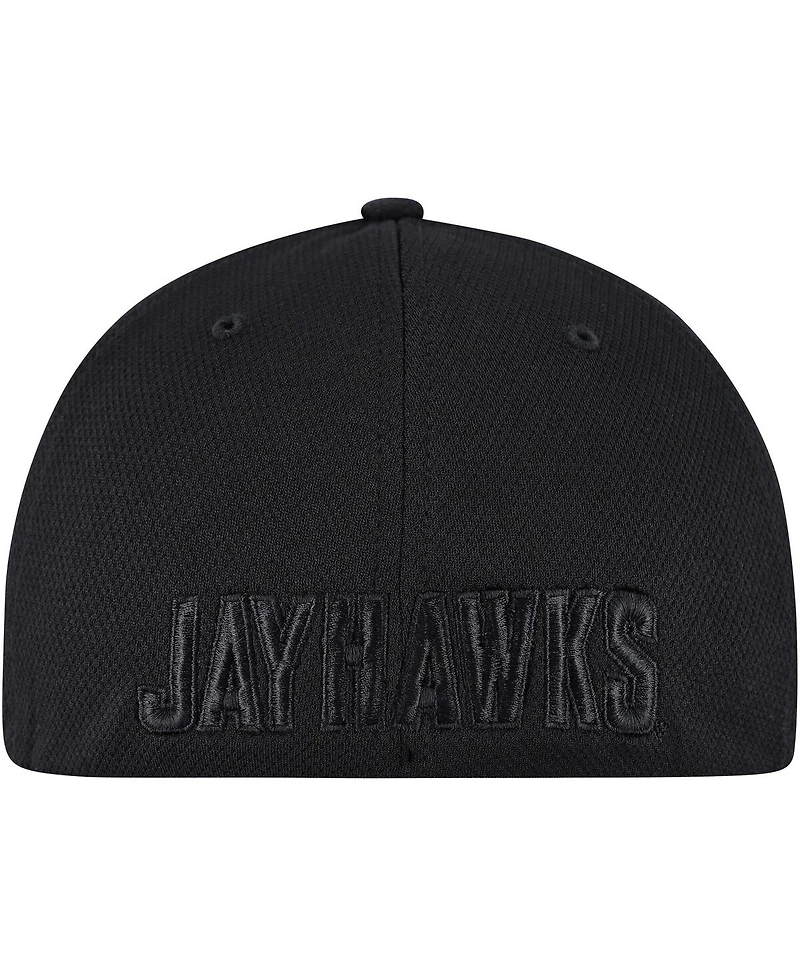 Top of the World Men's Black Kansas Jayhawks Reflex Performance Flex Hat