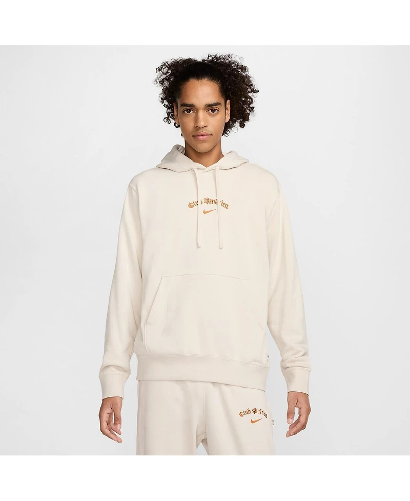 Nike Men's Cream Club America Ca x Fleece Pullover Hoodie